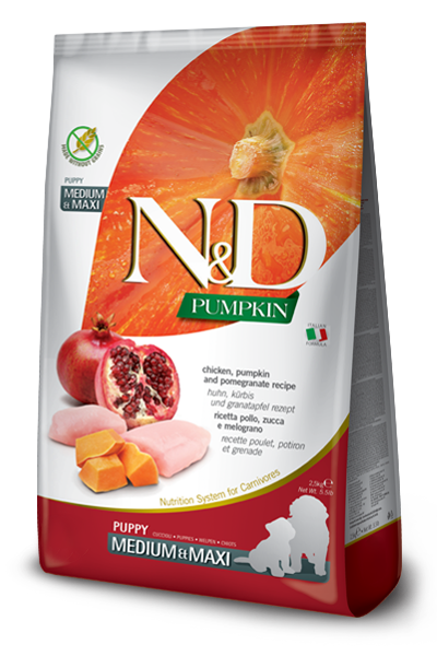 N&D Pumpkin Dry Food for Dogs - Maxi Puppy ( Chicken & Pomegranate )