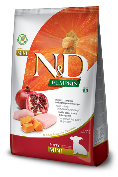 N&D Pumpkin Dry Food for Dogs - Mini Puppy ( Chicken & Pomegranate )