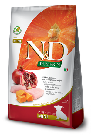 N&D Pumpkin Dry Food for Dogs - Mini Puppy ( Chicken & Pomegranate )
