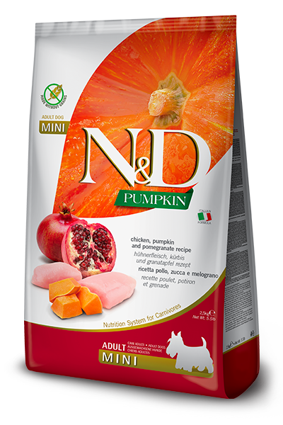 N&D Pumpkin Dry Food for Dogs - Mini Adult ( Chicken & Pomegranate )