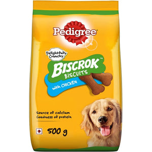 Pedigree Biscrok Biscuits For Dogs 500 gm - Chicken