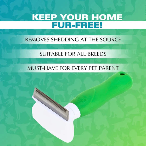 Basil Pet De-Shedding Comb for Dogs & Cats