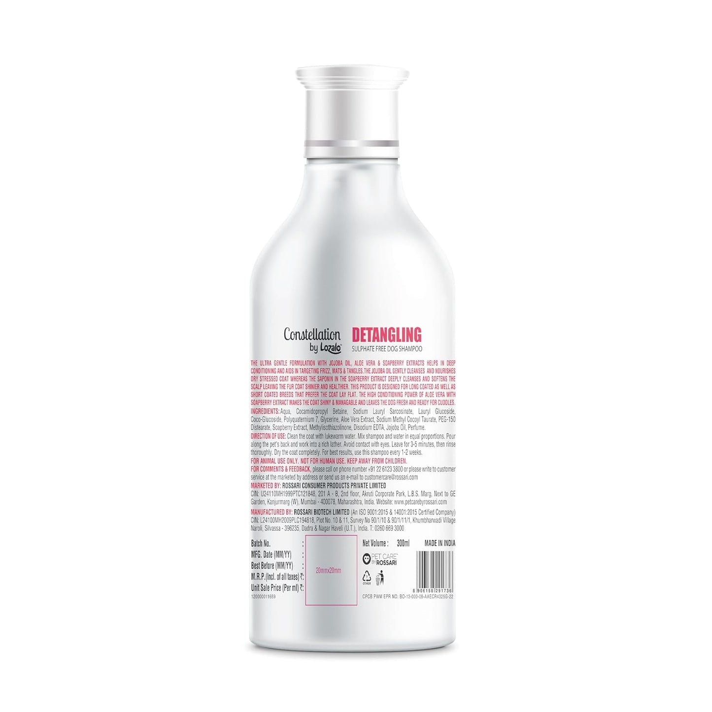 Lozalo Constellation Shampoo for Dogs 300 ml - Detangling