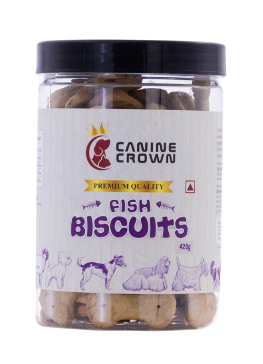 Canine Crown Dog Premium Biscuits 420 gm - Fish