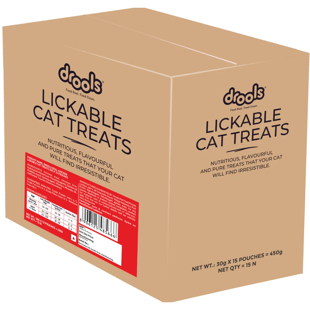 Drools Creamy Treats for Cats 30 gm - Real Chicken