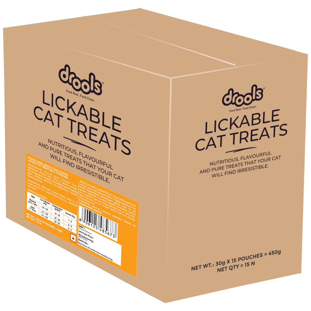 Drools Creamy Treats for Cats 30 gm - Tuna & Bonito