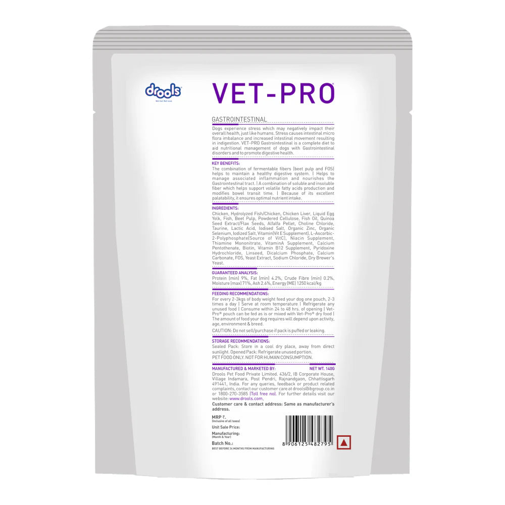 Drools Vet Pro Wet Food Gravy for Dogs / Puppies - Gastrointestinal