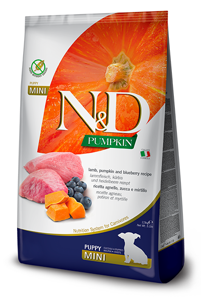 N&D Pumpkin Dry Food for Dogs - Mini Puppy ( Lamb & Blueberry )