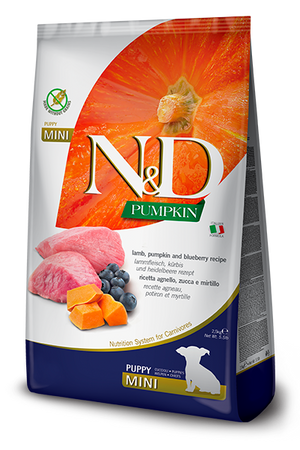 N&D Pumpkin Dry Food for Dogs - Mini Puppy ( Lamb & Blueberry )