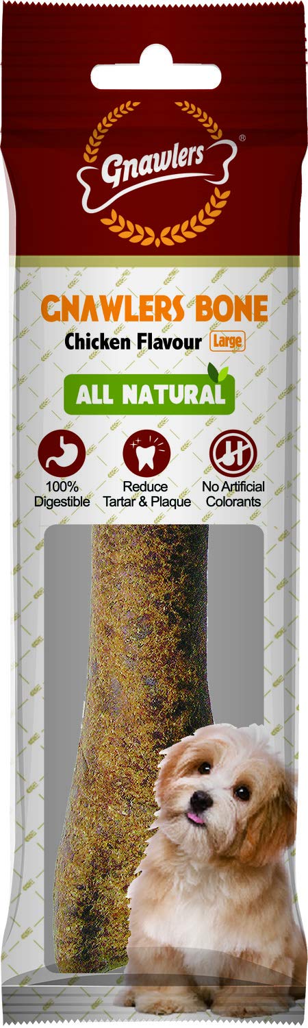 Gnawlers Chicken Bone for Dogs - Large 220 gm (1 pc)