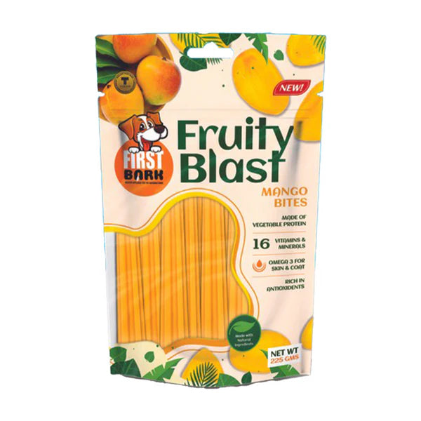 First Bark Fruity Blast Dog Treats 225 gm - Mango