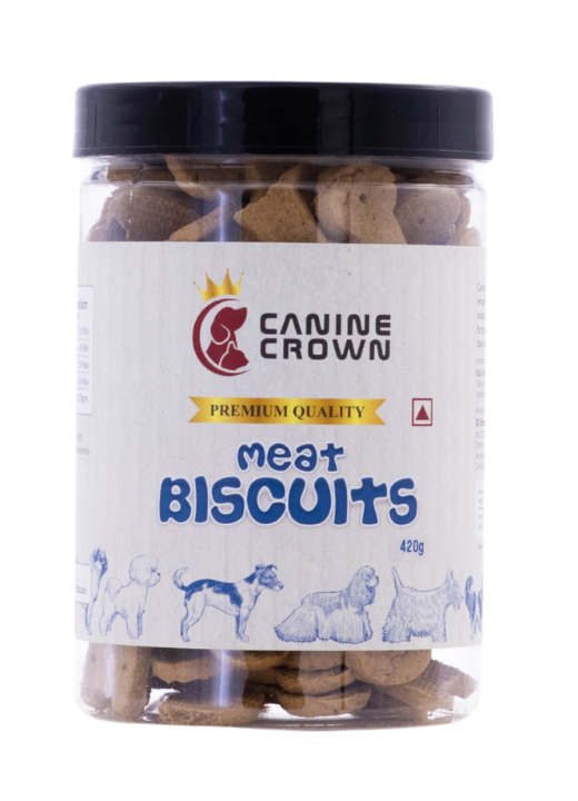 Canine Crown Dog Premium Biscuits 420 gm - Meat