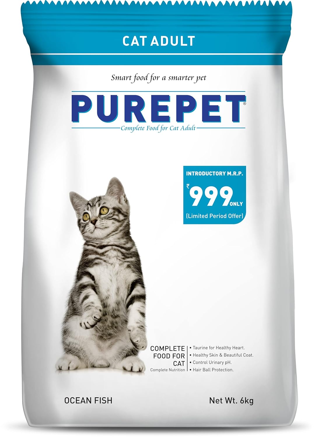 Purepet Dry Food for Cats - Ocean Fish