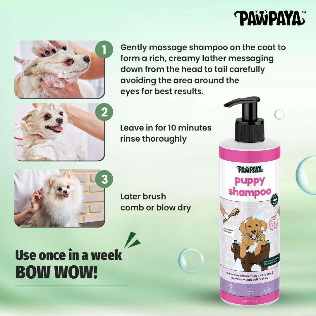 Pawpaya Puppy Shampoo for Dogs 250 ml