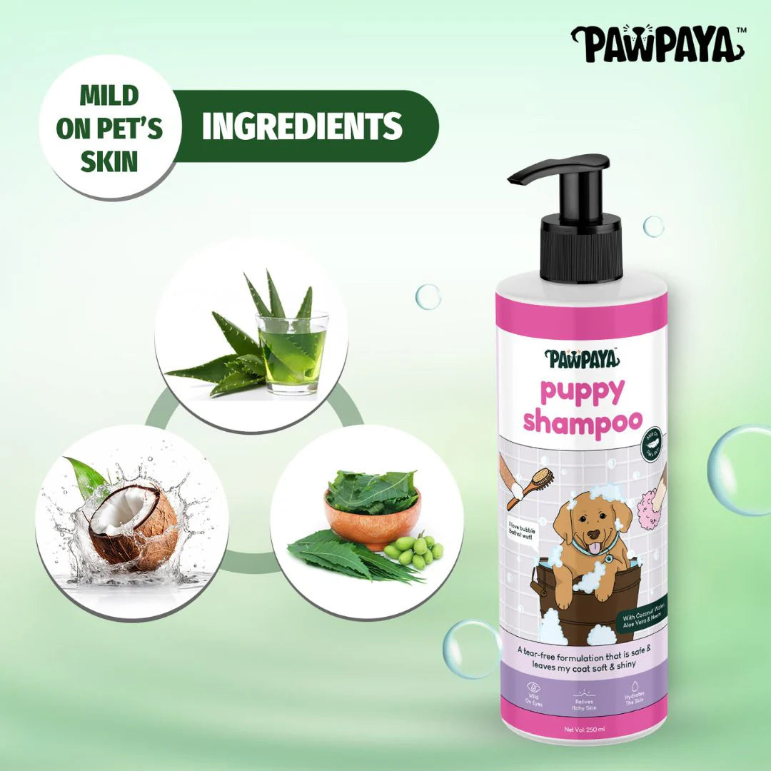 Pawpaya Puppy Shampoo for Dogs 250 ml
