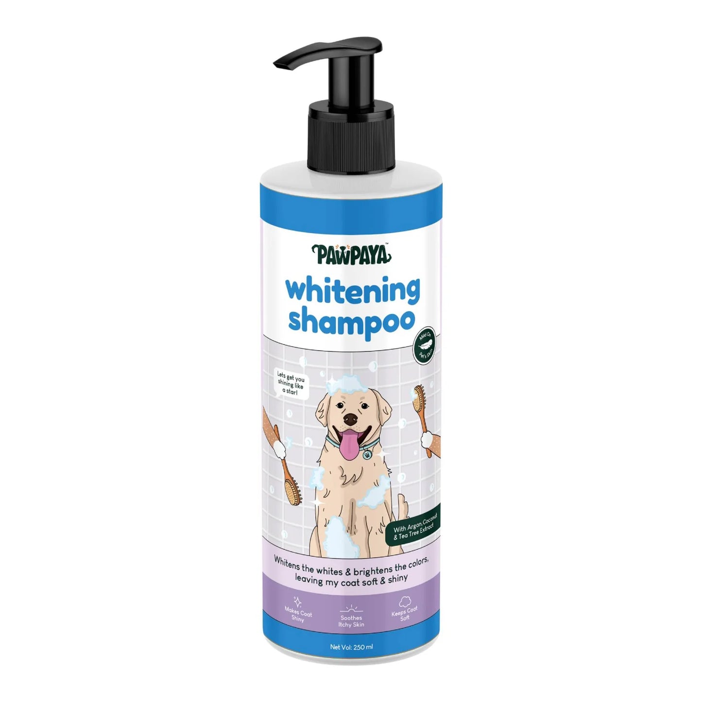 Pawpaya Whitening Shampoo for Dogs 250 ml