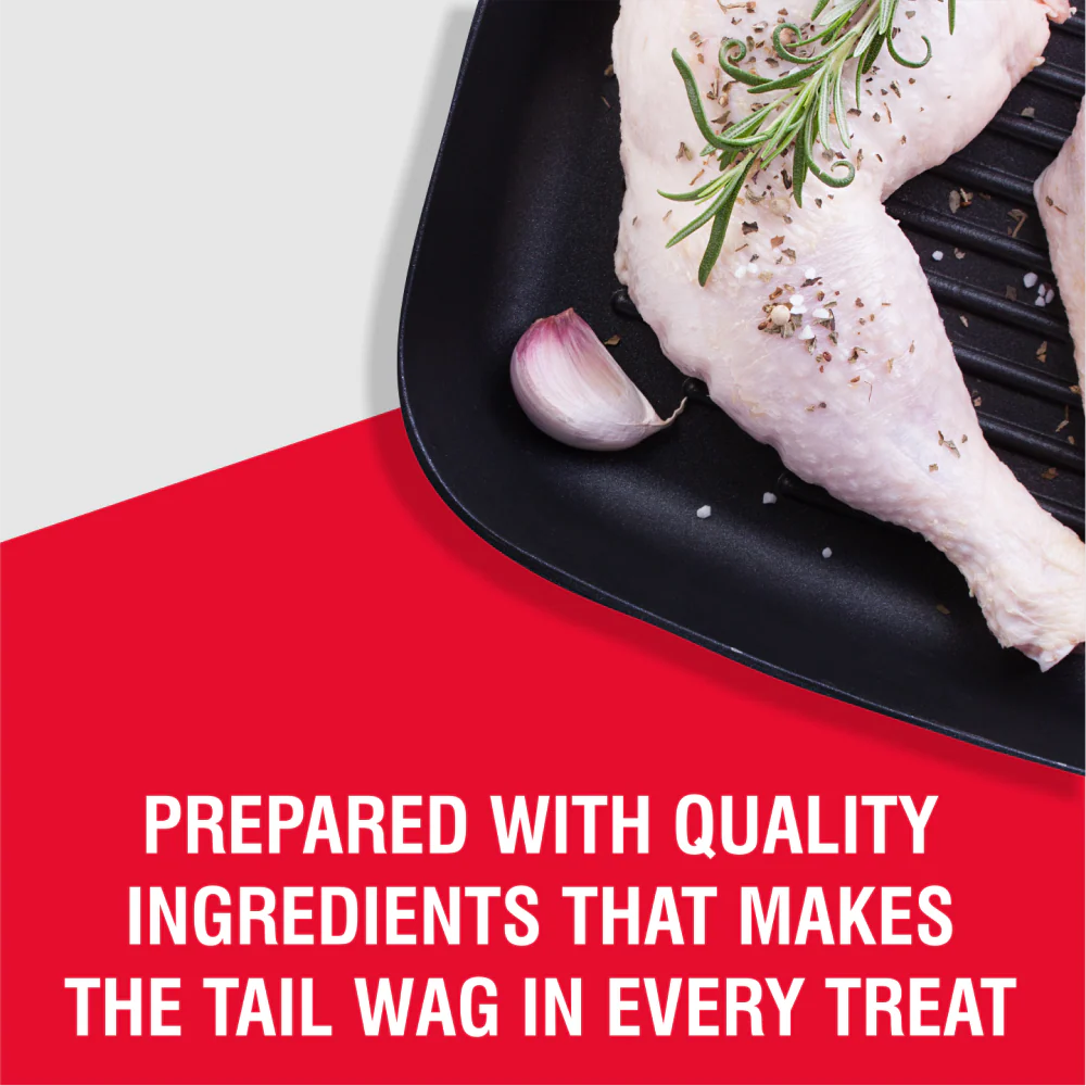 Purepet Real Chicken Biscuits For Dogs 800 gm Pouch - Mutton