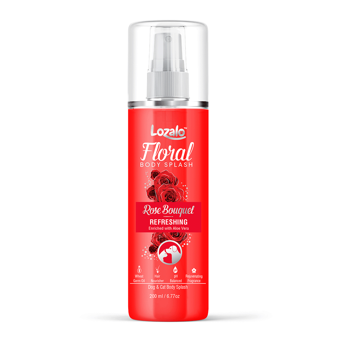 Lozalo Floral Body Splash Perfume 200 ml (Rose Bouquet)