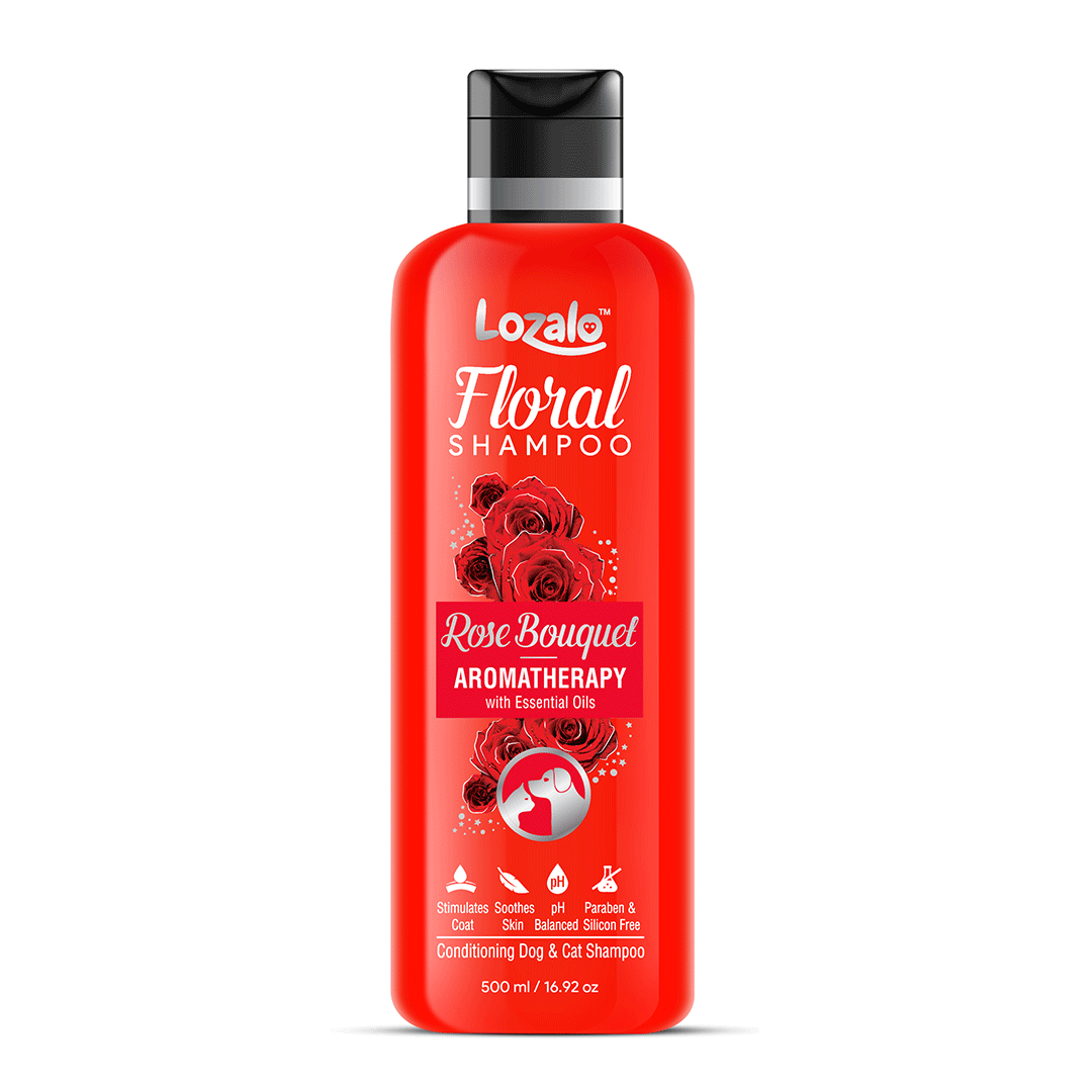 Lozalo Floral Shampoo for Dogs & Cats 250 ml (Rose Bouquet)