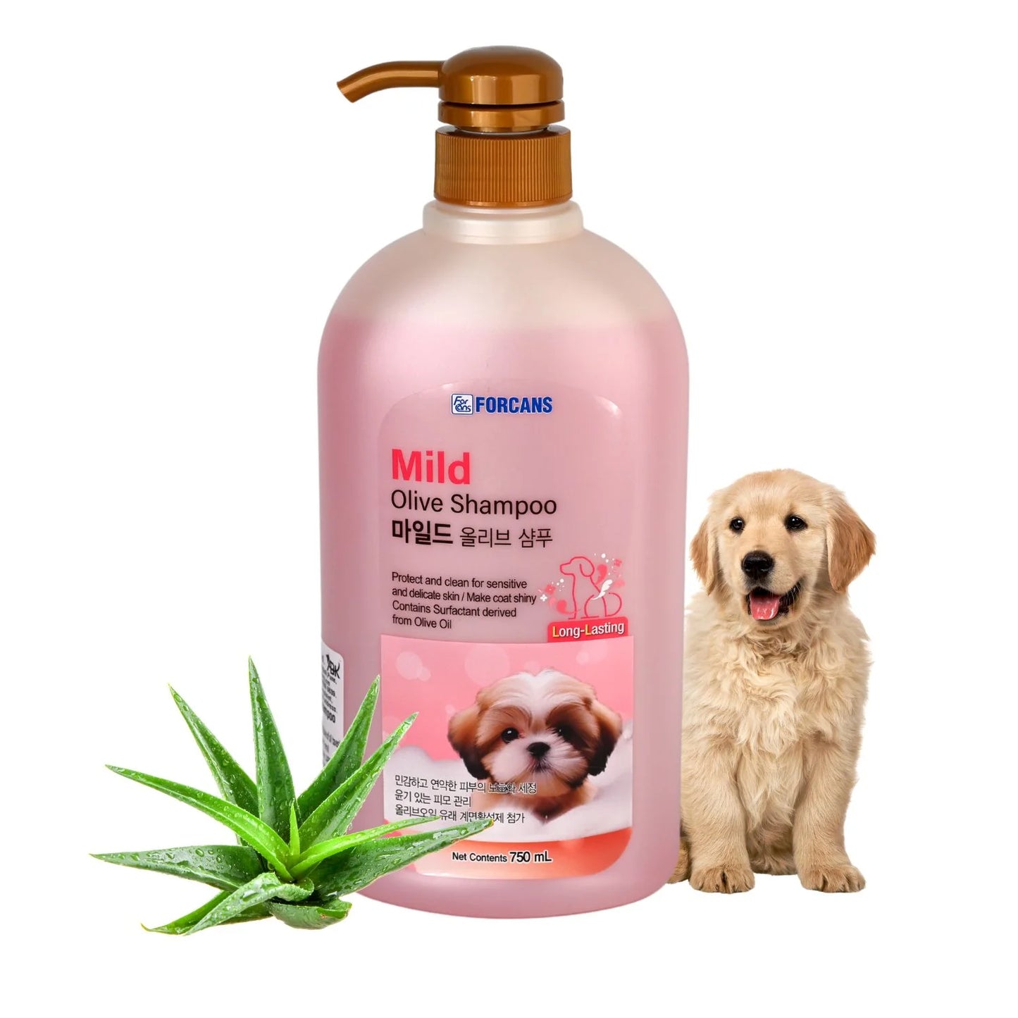 Forcans Mild Olive Shampoo for Dogs 750 ml