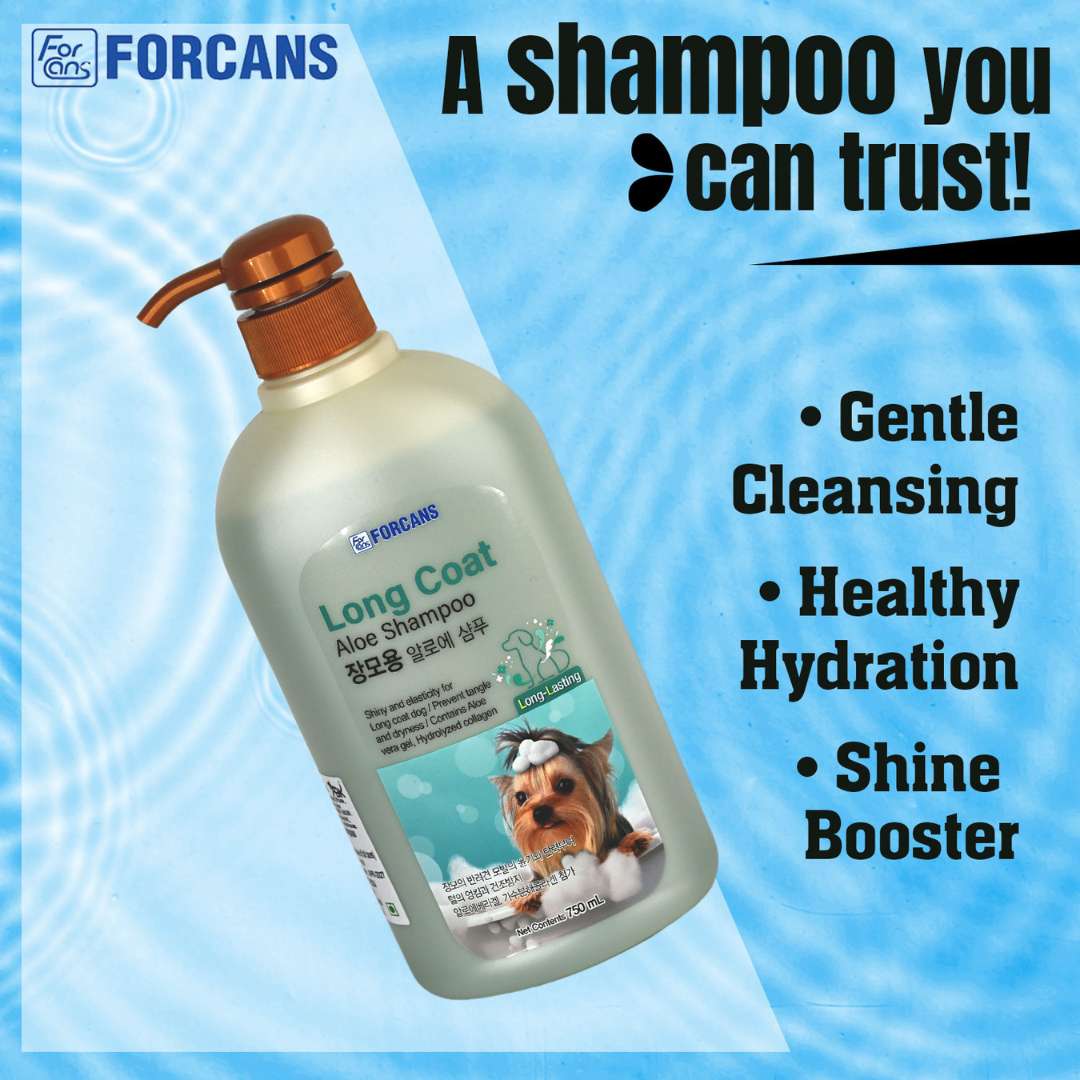 Forcans Long Coat Shampoo for Dogs 750 ml