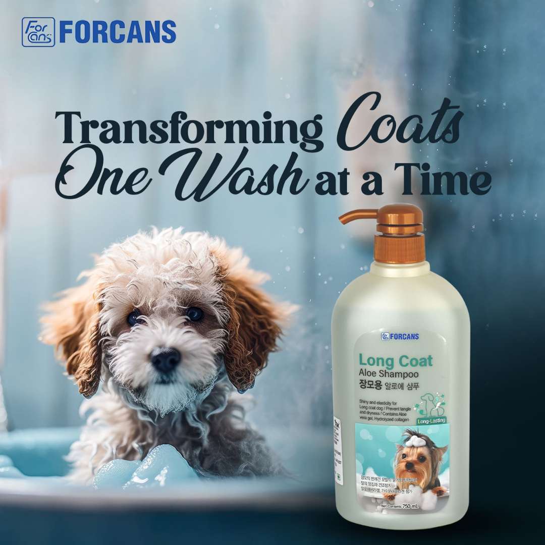 Forcans Long Coat Shampoo for Dogs 750 ml