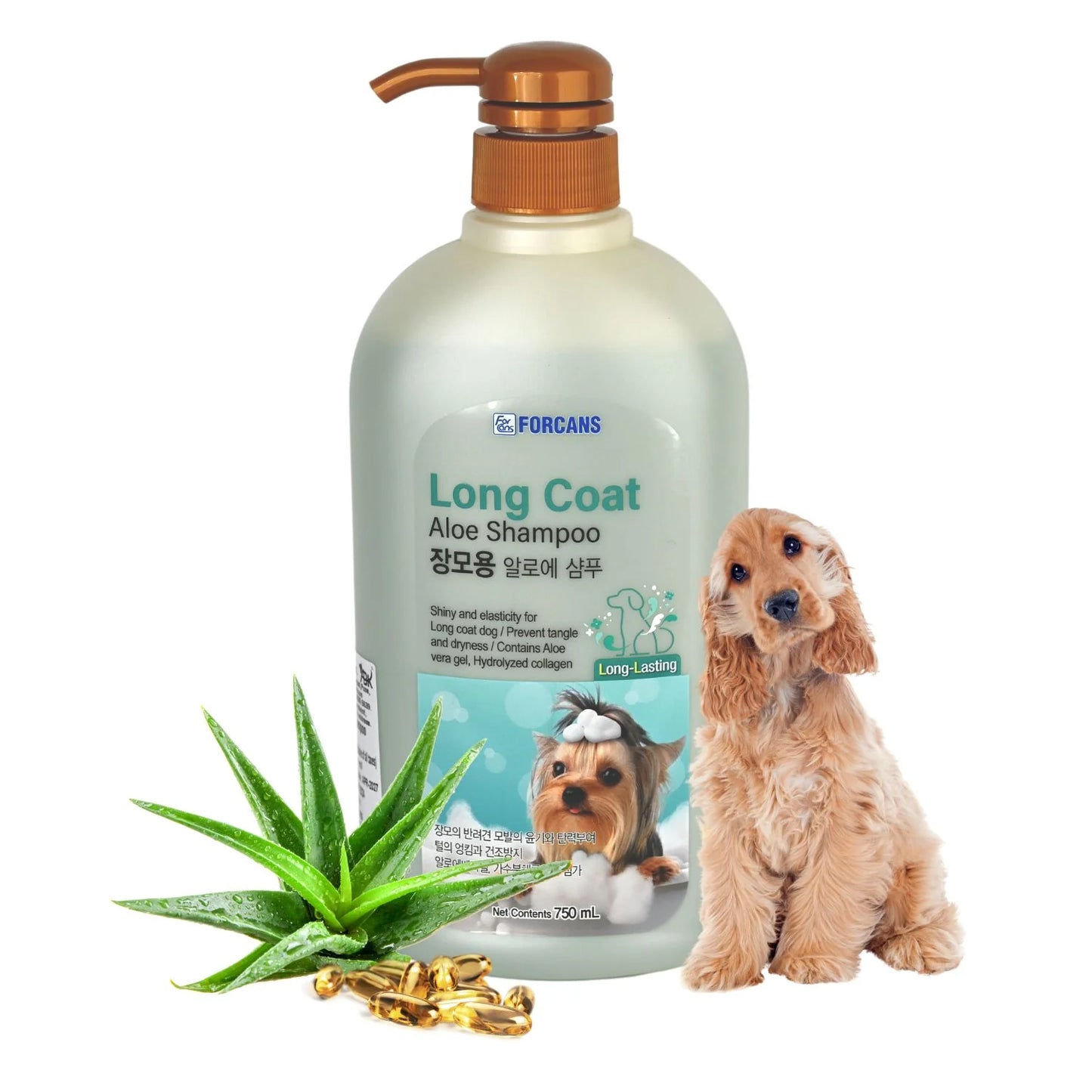 Forcans Long Coat Shampoo for Dogs 750 ml