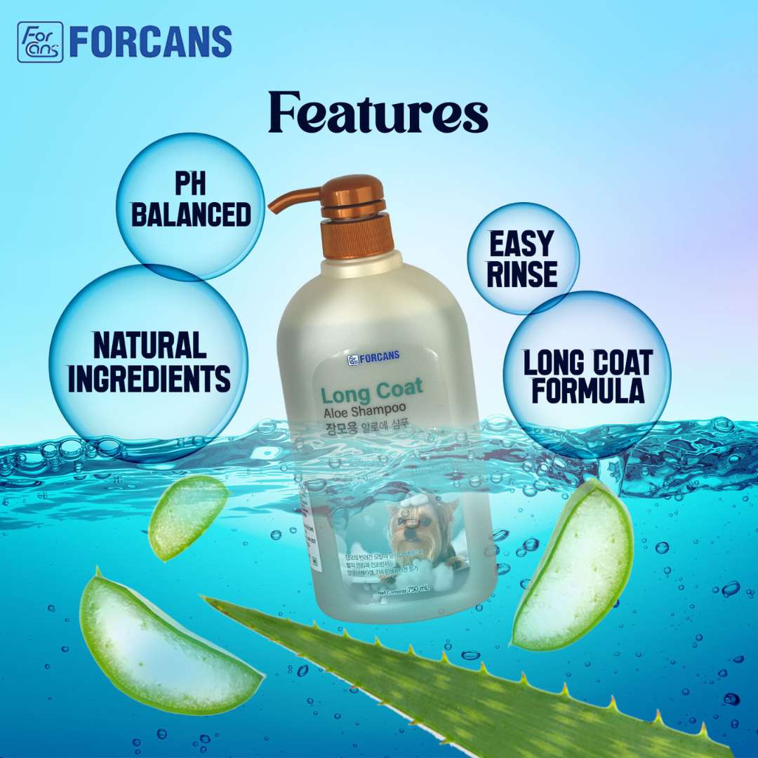 Forcans Long Coat Shampoo for Dogs 750 ml