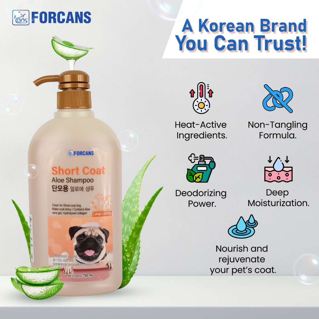 Forcans Short Coat Shampoo for Dogs 750 ml
