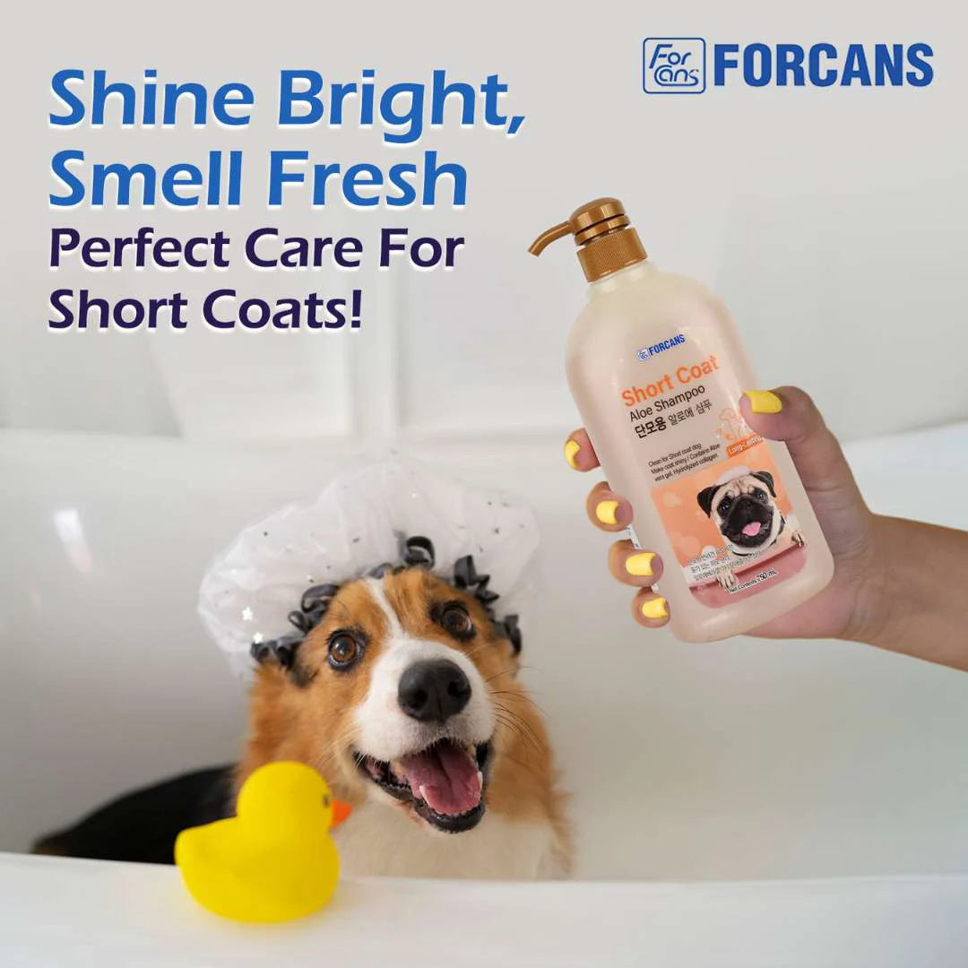 Forcans Short Coat Shampoo for Dogs 750 ml