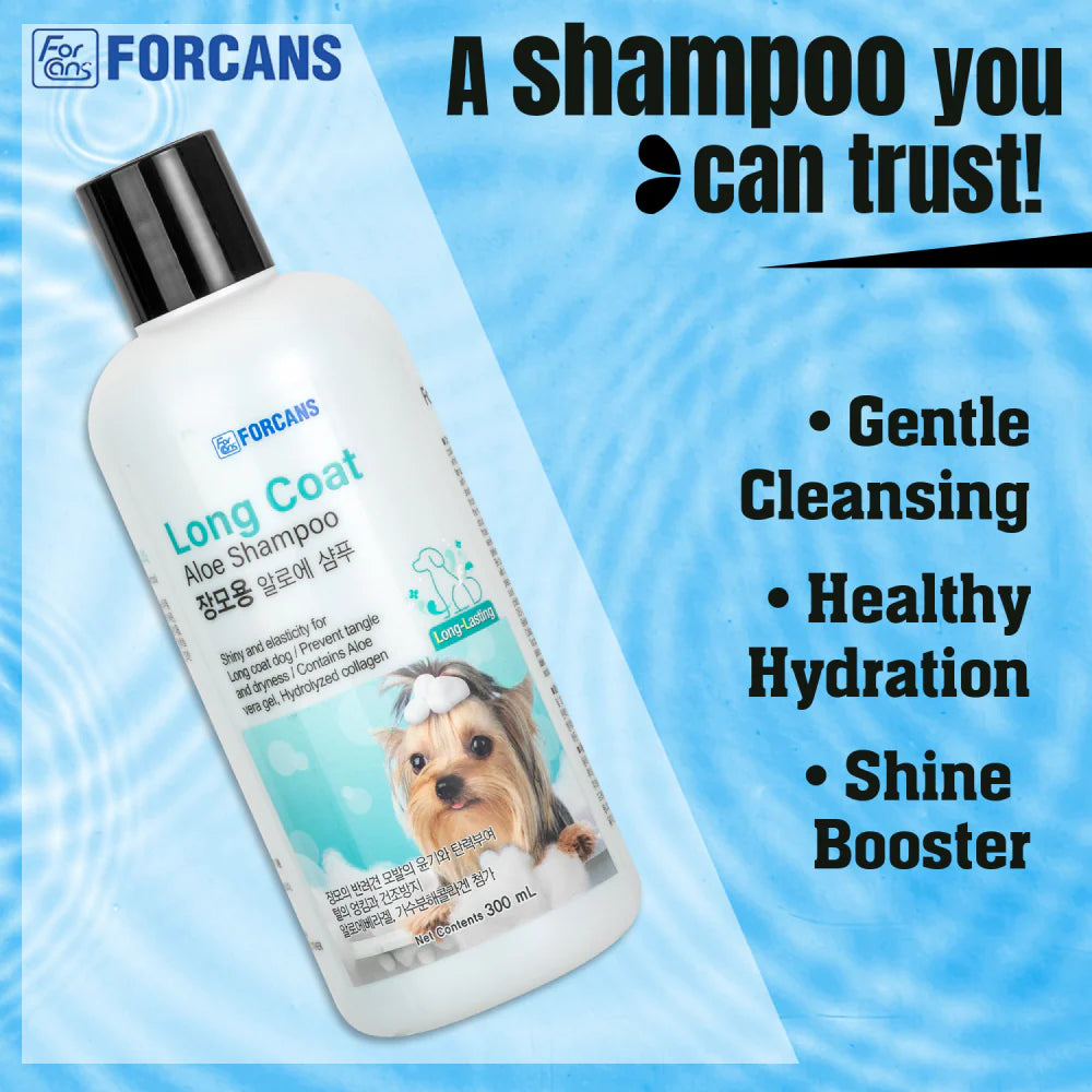 Forcans Long Coat Shampoo for Dogs 300 ml