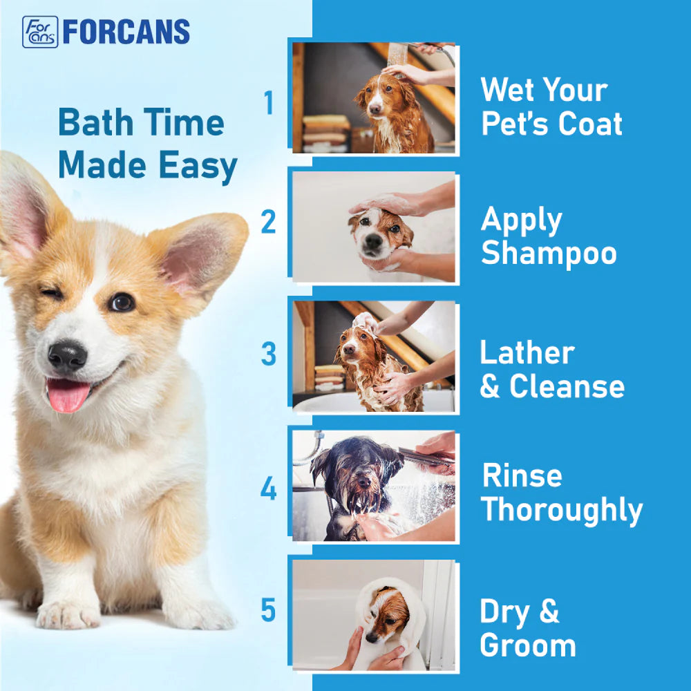 Forcans Mild Olive Shampoo for Dogs 300 ml
