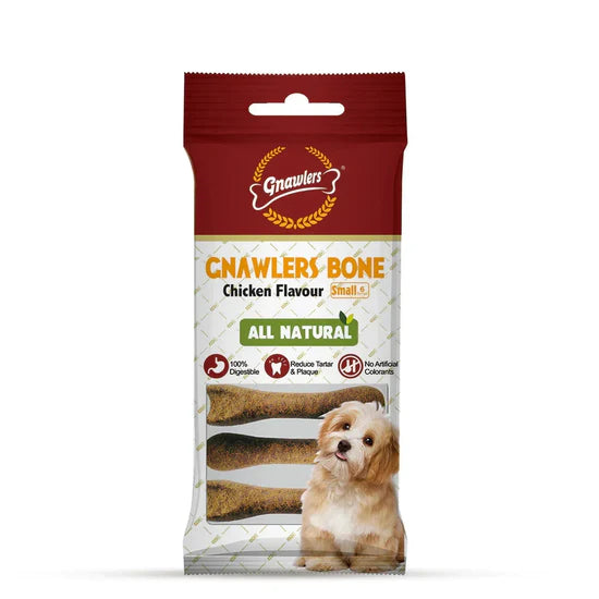 Gnawlers Chicken Bone for Dogs - Small 108 gm ( 6 pc )