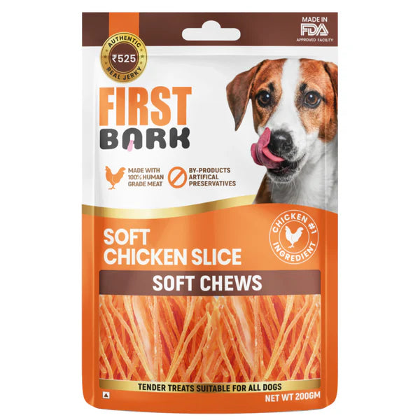 First Bark Dog Treats - Soft Chicken Slice