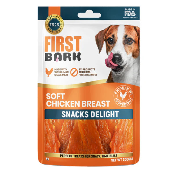 First Bark Dog Treats - Soft Chicken Breast