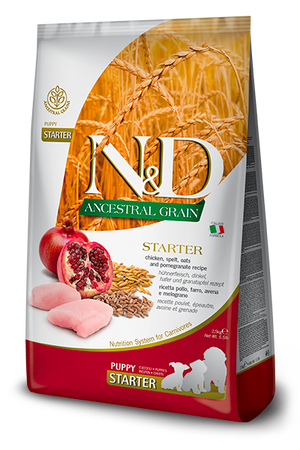 N&D Starter Dry Food for Puppy Dogs - Ancestral Grain