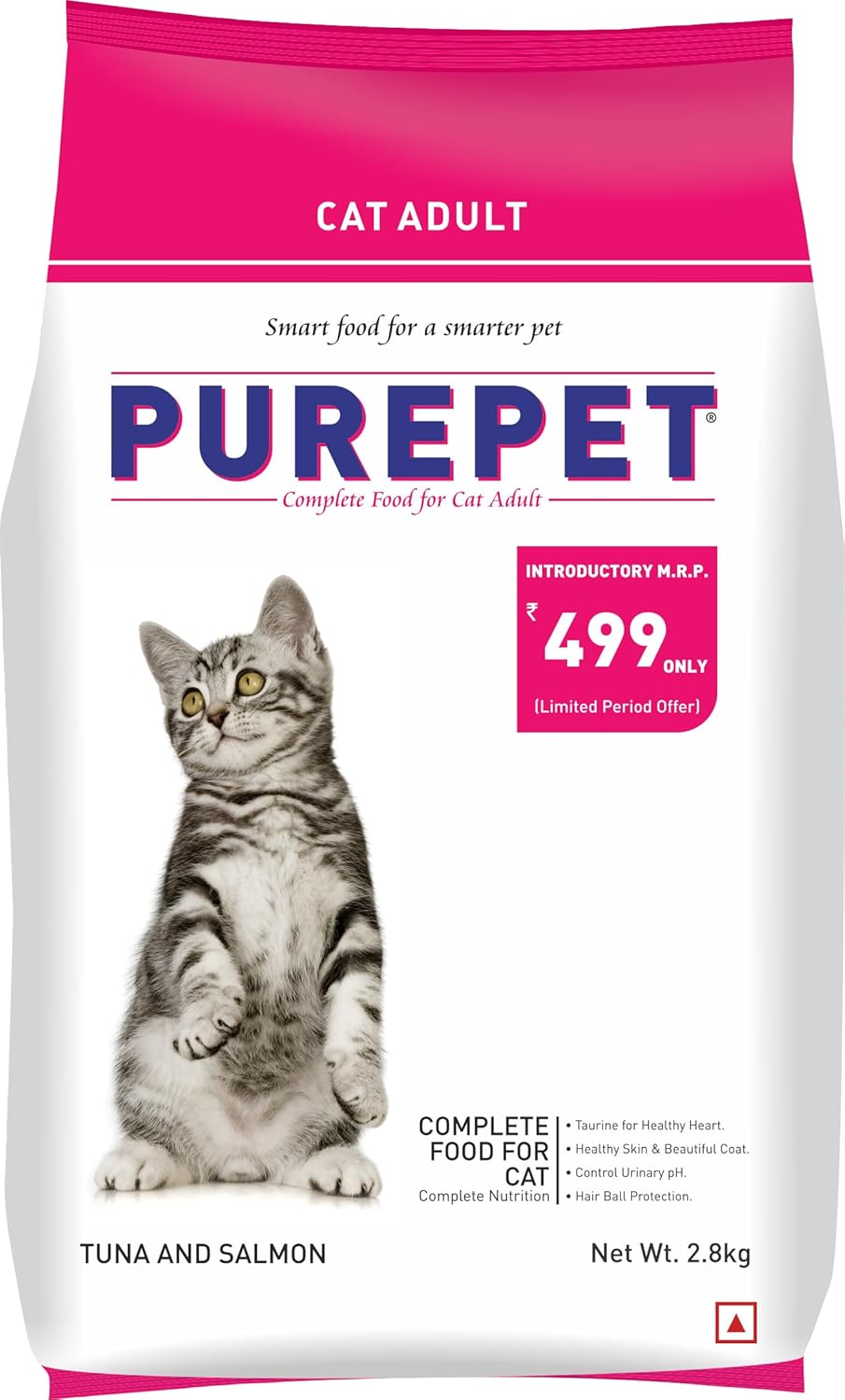Purepet Dry Food for Cats - Tuna & Salmon