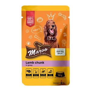 Marvo Wet Food Gravy for Adult Dogs 70 gm - Lamb Chunk