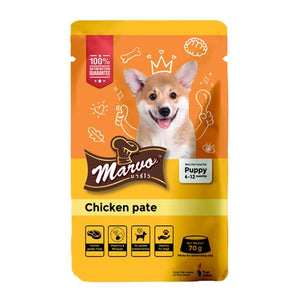 Marvo Wet Food Gravy for Puppy Dogs 70 gm - Chicken Pate