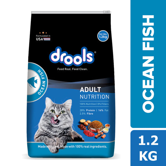 Drools Dry Food for Adult Cats - Ocean Fish