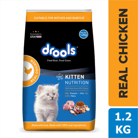 Drools Dry Food for Kittens - Real Chicken
