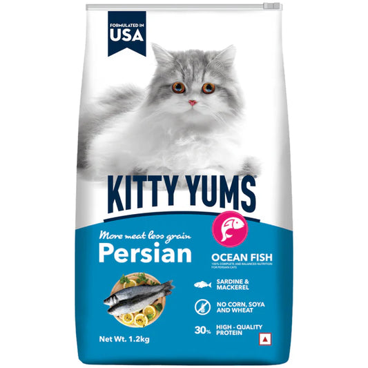 Kitty Yums Dry Food for Persian Cats - Ocean Fish