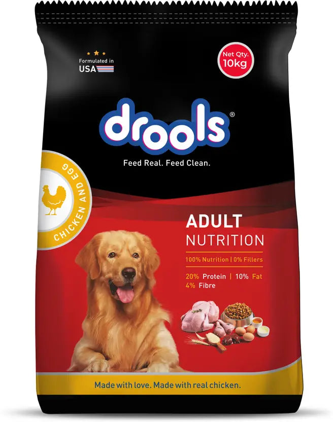 Drools Chicken & Egg Dry Food for Dogs - Adult