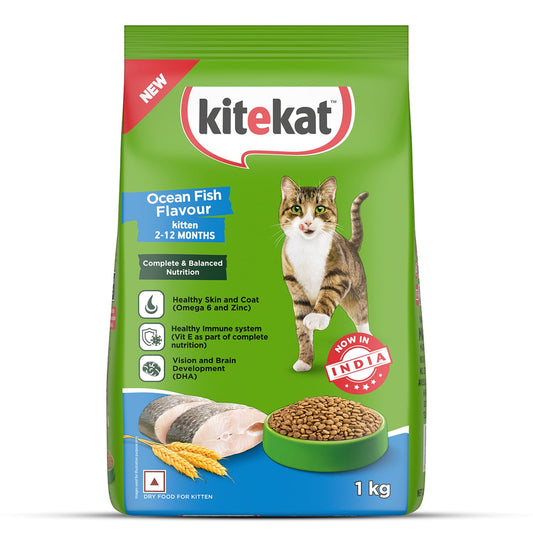 Kitekat Dry Food for Kittens - Ocean Fish