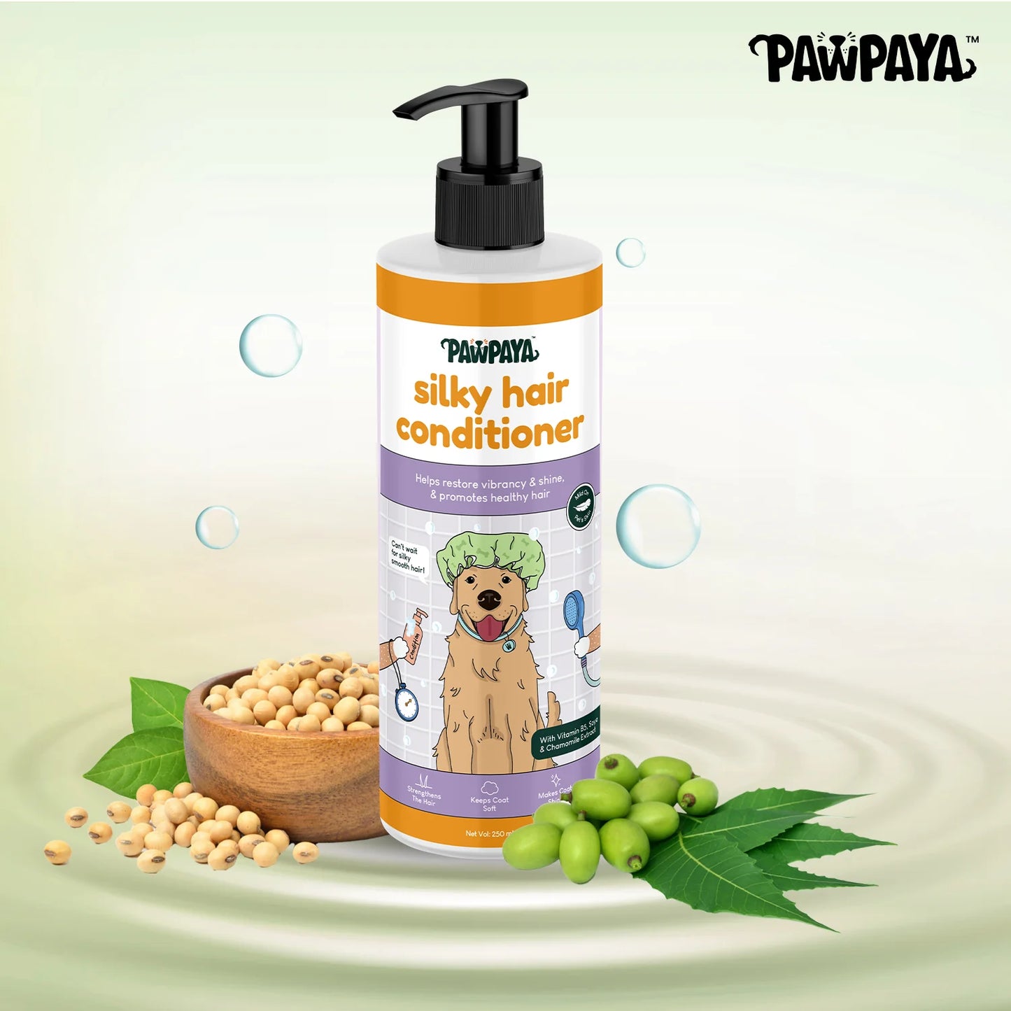Pawpaya Silky Hair Conditioner for Dogs 250 ml