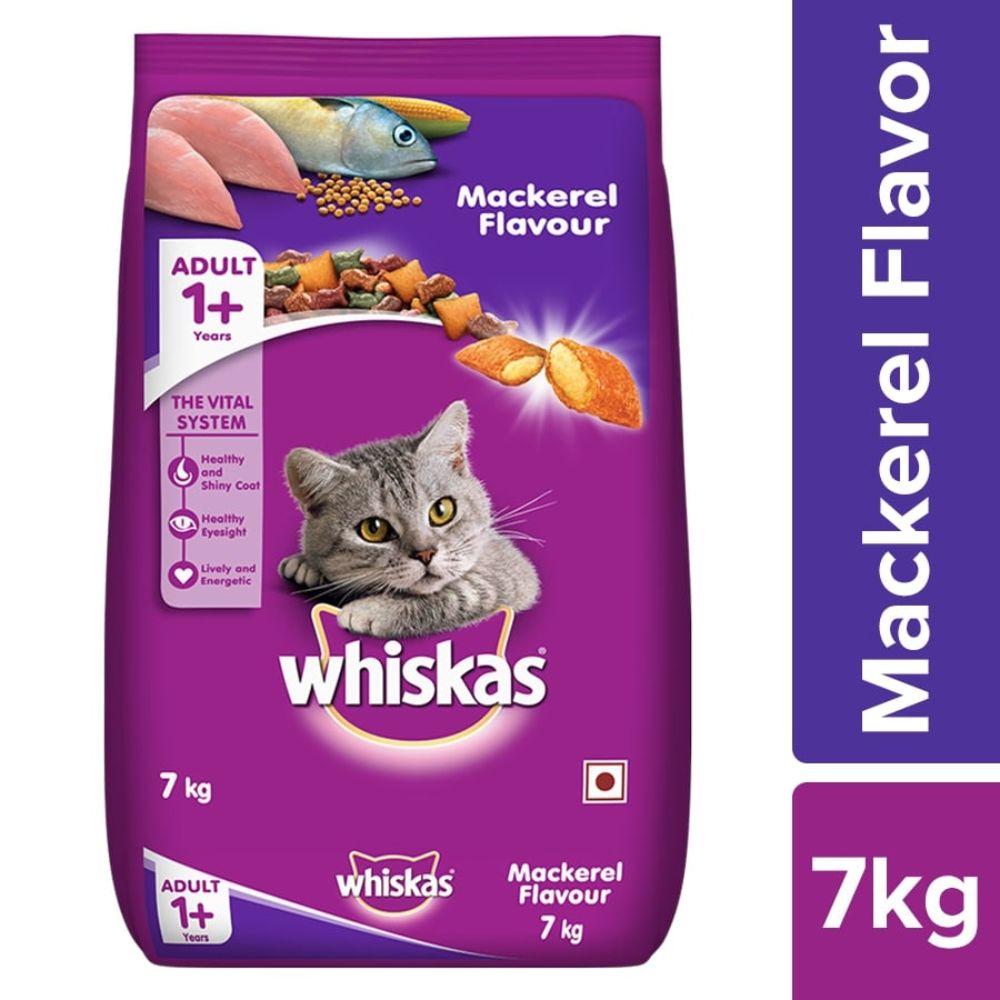 Whiskas Dry Food for Adult Cat - Mackerel