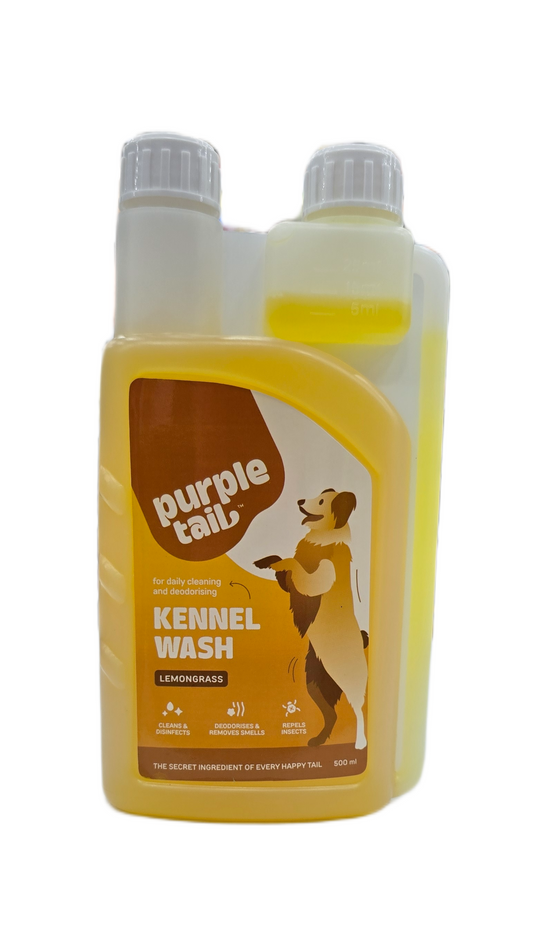 Purple Tail Kennel Wash Hygiene Floor Cleaner for Pets Home (Dogs & Cats) - Lemongrass