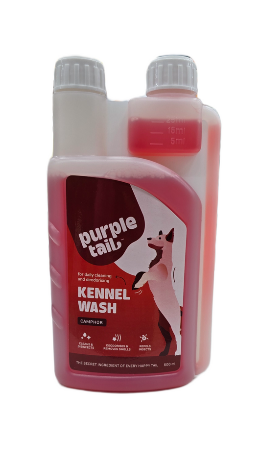Purple Tail Kennel Wash Hygiene Floor Cleaner for Pets Home (Dogs & Cats) - Camphor