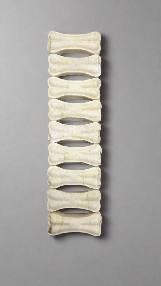 Rawhide Tough Chew Bones for Puppies & Dogs 3 inch - 9 pc