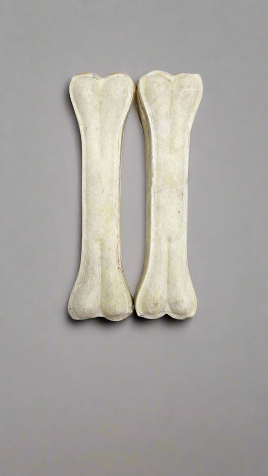 Rawhide Tough Chew Bones for Puppies & Dogs 6 inch - 2 pc